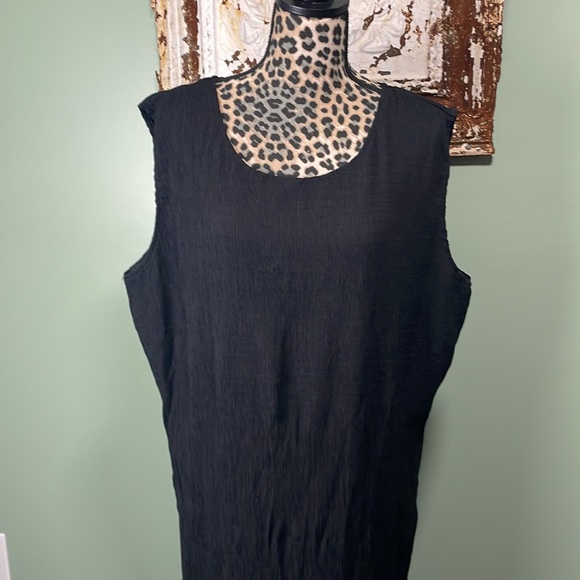 Studio 1940 black gauze, maxi dress, 18/20W - Picture 2 of 7